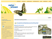 Tablet Screenshot of natur-wissen.com